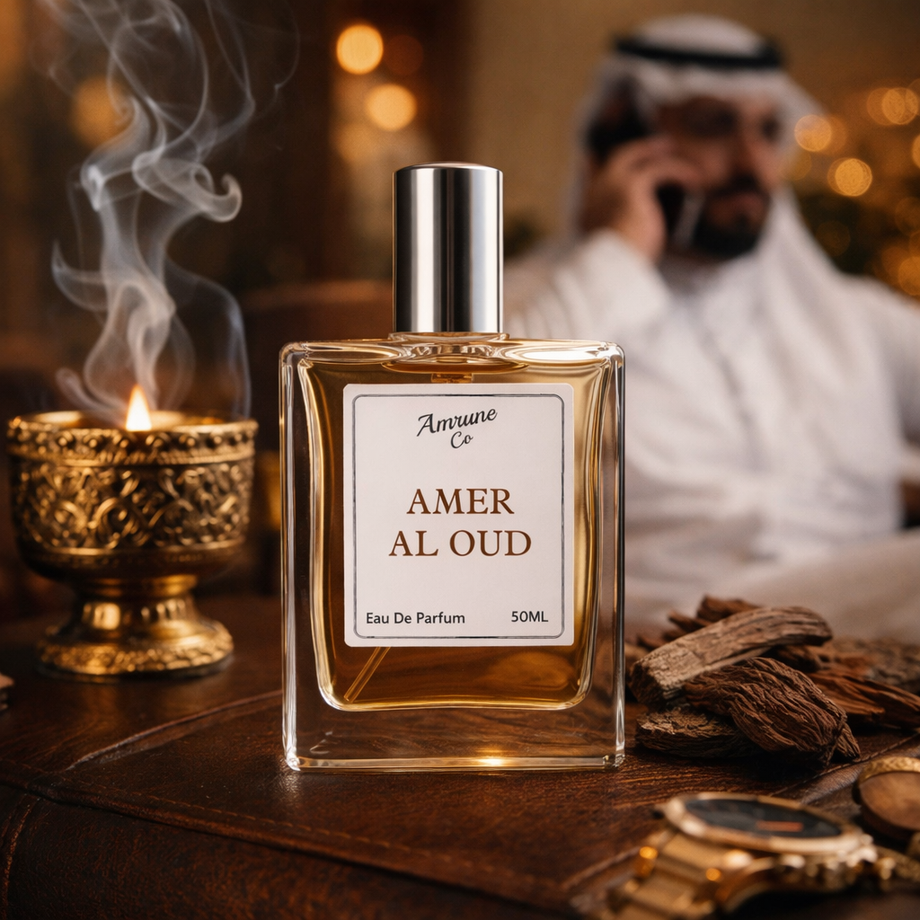 Amer Al Oud EDP 50ml | Inspired by Oud & Amber | Rich Warm Masculine | Long-Lasting Luxury Perfume for Men