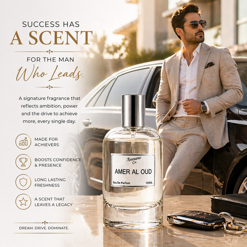 Amer Al Oud EDP 100ml | Inspired by Ameer Al Oud | Oud Amber Floral Spicy | Long-Lasting Luxury Perfume for Men
