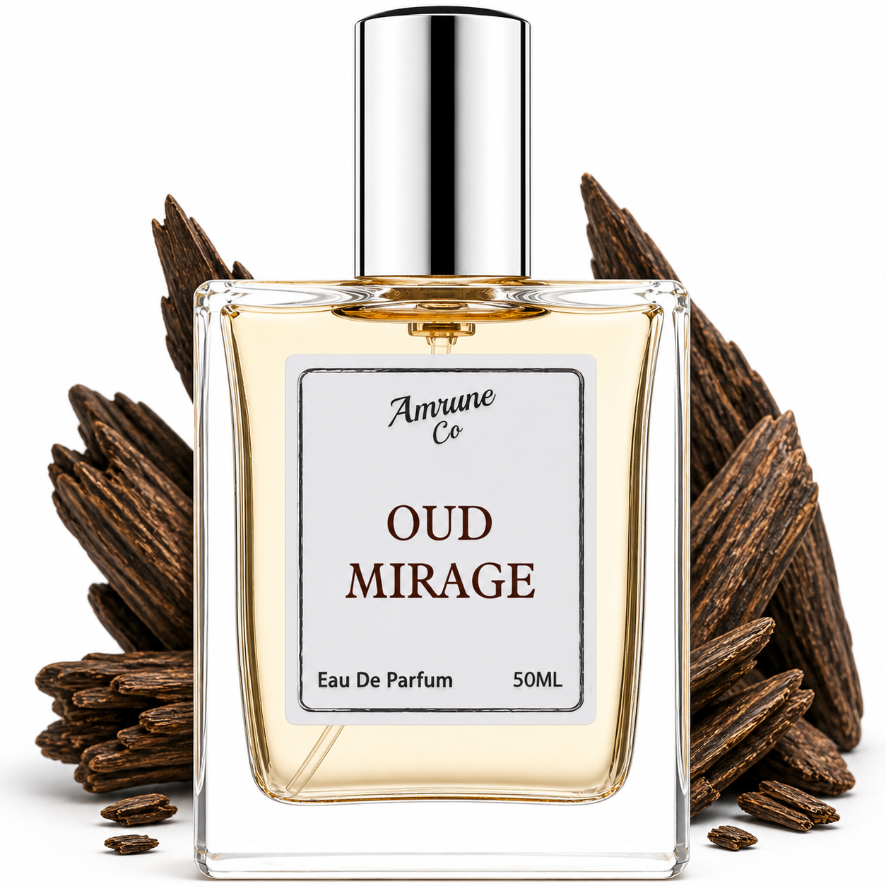 Oud Mirage | Luxury Woody Amber Oud EDP | Intense Long Lasting Incense Fragrance | Perfume for Men | 50ml