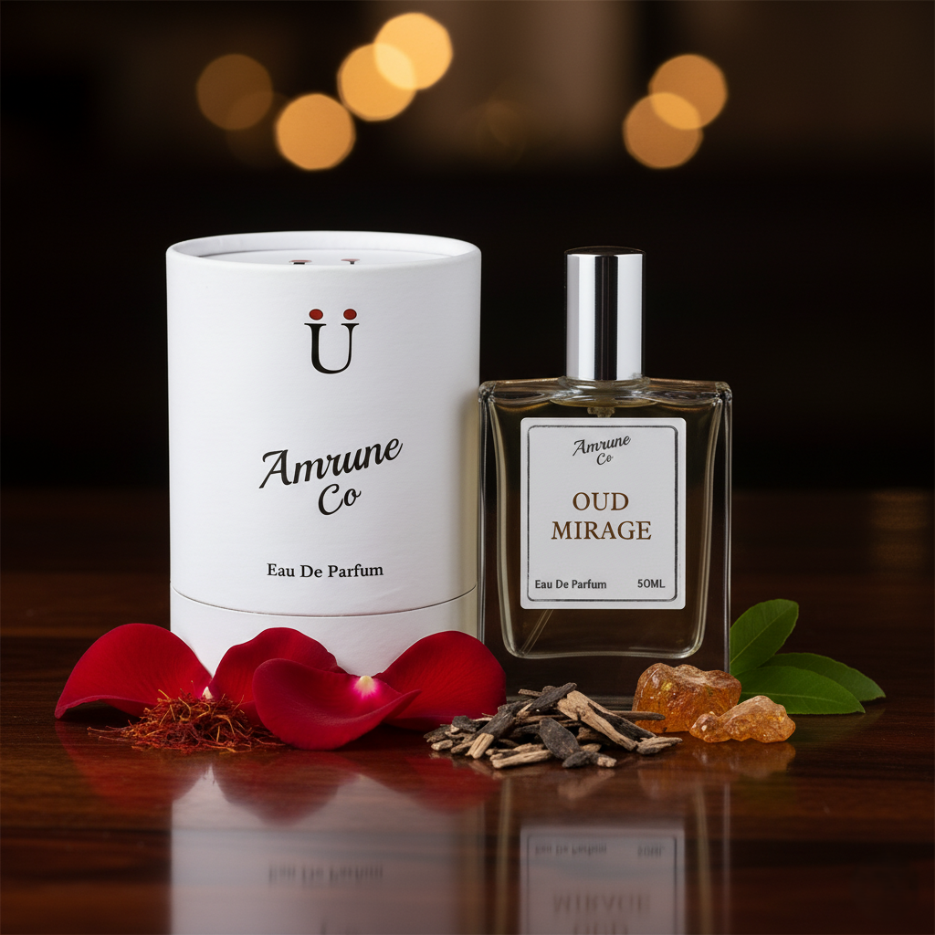 Oud Mirage | Luxury Woody Amber Oud EDP | Intense Long Lasting Incense Fragrance | Perfume for Men | 50ml