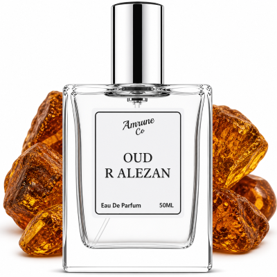 Amrune Co Oud R Alezan | Luxury Rose Oud Floral EDP for Men | 50ml
