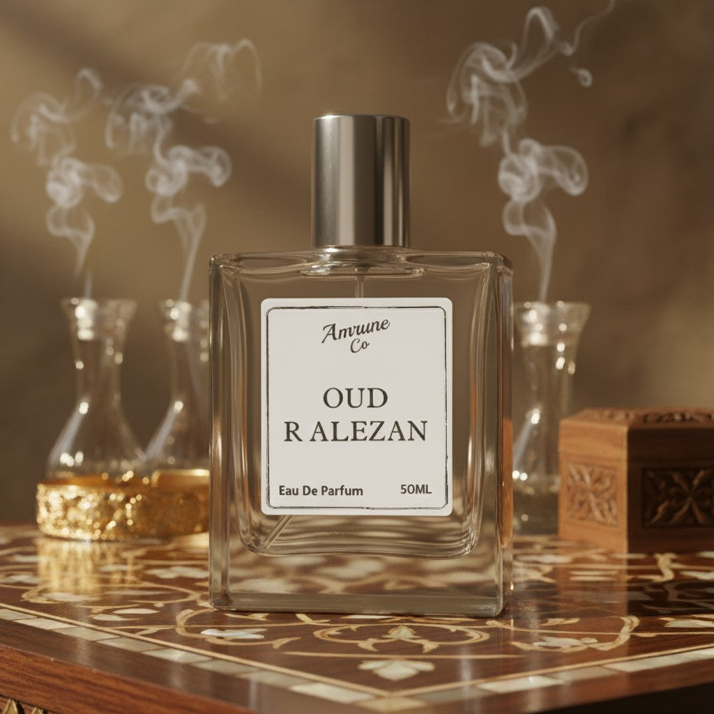 Oud R Alezan | Luxury Rose Oud Floral EDP | Strong & Long Lasting Perfume for Men | 50ml