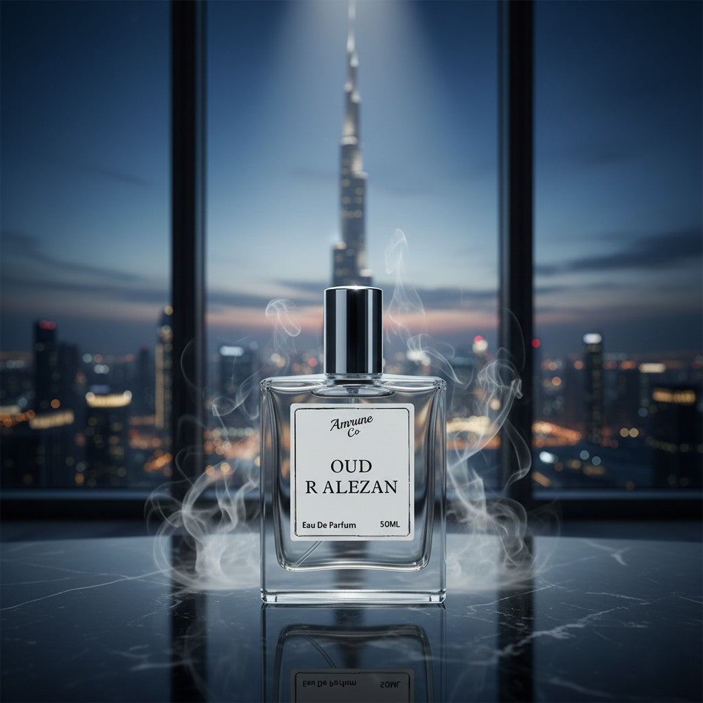 Oud R Alezan | Luxury Rose Oud Floral EDP | Strong & Long Lasting Perfume for Men | 50ml