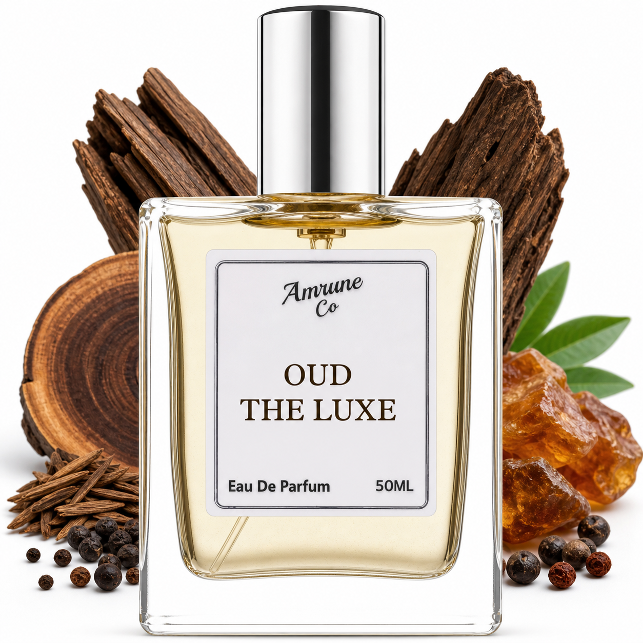 Oud The Luxe | Rich Amber Spicy Woody EDP | Intense Long Lasting Musky Fragrance | Luxury Perfume for Men | 50ml