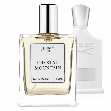 Amrune Co Crystal Mountain EDP 50ml For Men | Inspired by C"eed Sílver Mountain Water | Citrus Green Fresh