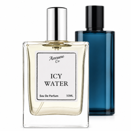 Amrune Co Icy Water EDP 50ml For Men | Inspired by D"vidoff Cool Water | Fresh Marine Aquatic Musk