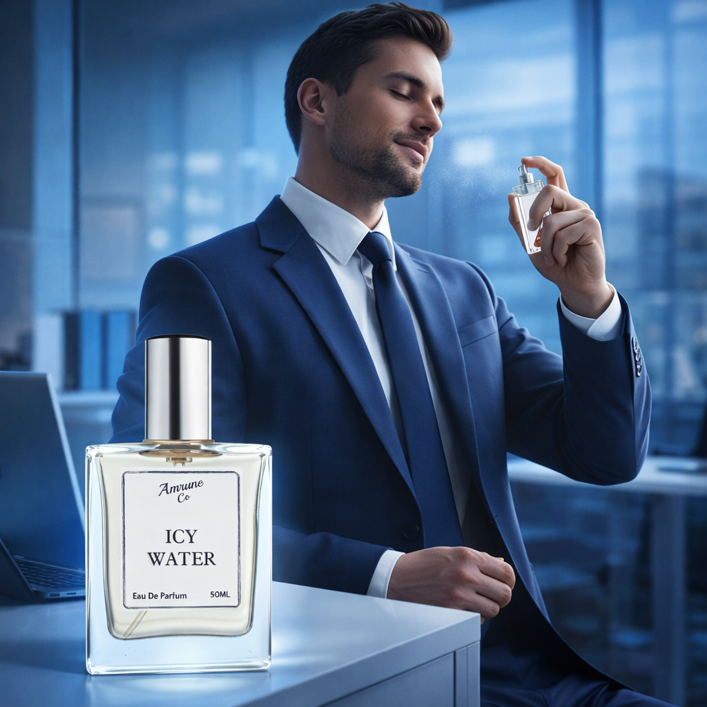 Icy Water EDP 50ml | Inspired by C@ol W@ter | Fresh Marine Aquatic Musk | Long-Lasting Luxury Perfume for Men