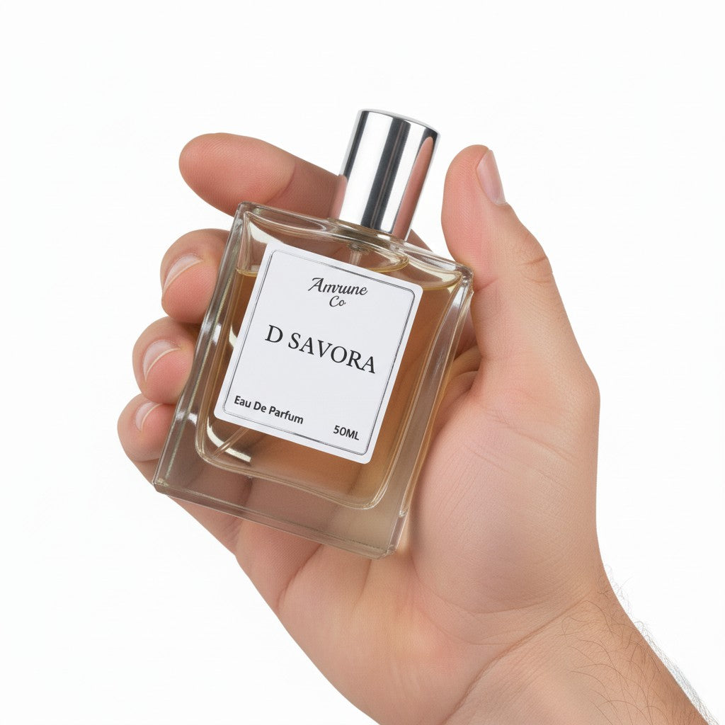 D Savora EDP 50ml | Inspired by S@uv@ge | Fresh Spicy Amber Woody | Long-Lasting Luxury Perfume for Men
