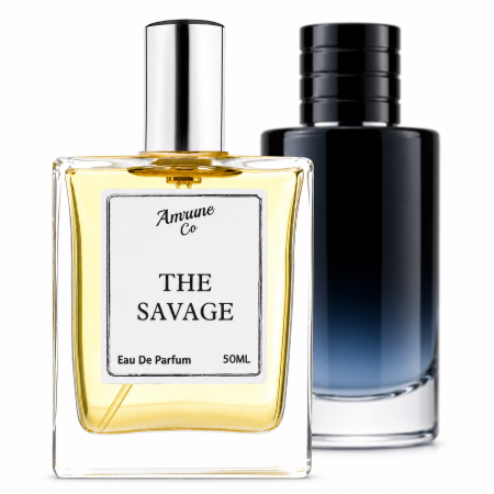 Amrune Co The Savage EDP 50ml For Men | Inspired by D"or Sauvage | Fresh Spicy Amber Woody