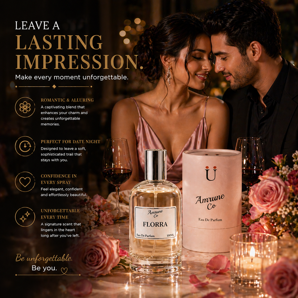 Florra EDP 100ml | Inspired by Flórà | White Floral Sweet Patchouli | Long-Lasting Luxury Perfume for Women