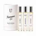 Amrune Co. Amethyst Bloom Vol-1 | Luxury Women's EDP Gift Set 3 x 15ml | Florra, Bomshell, Xs Puret | Floral Fruity Sweet | Long Lasting Perfume