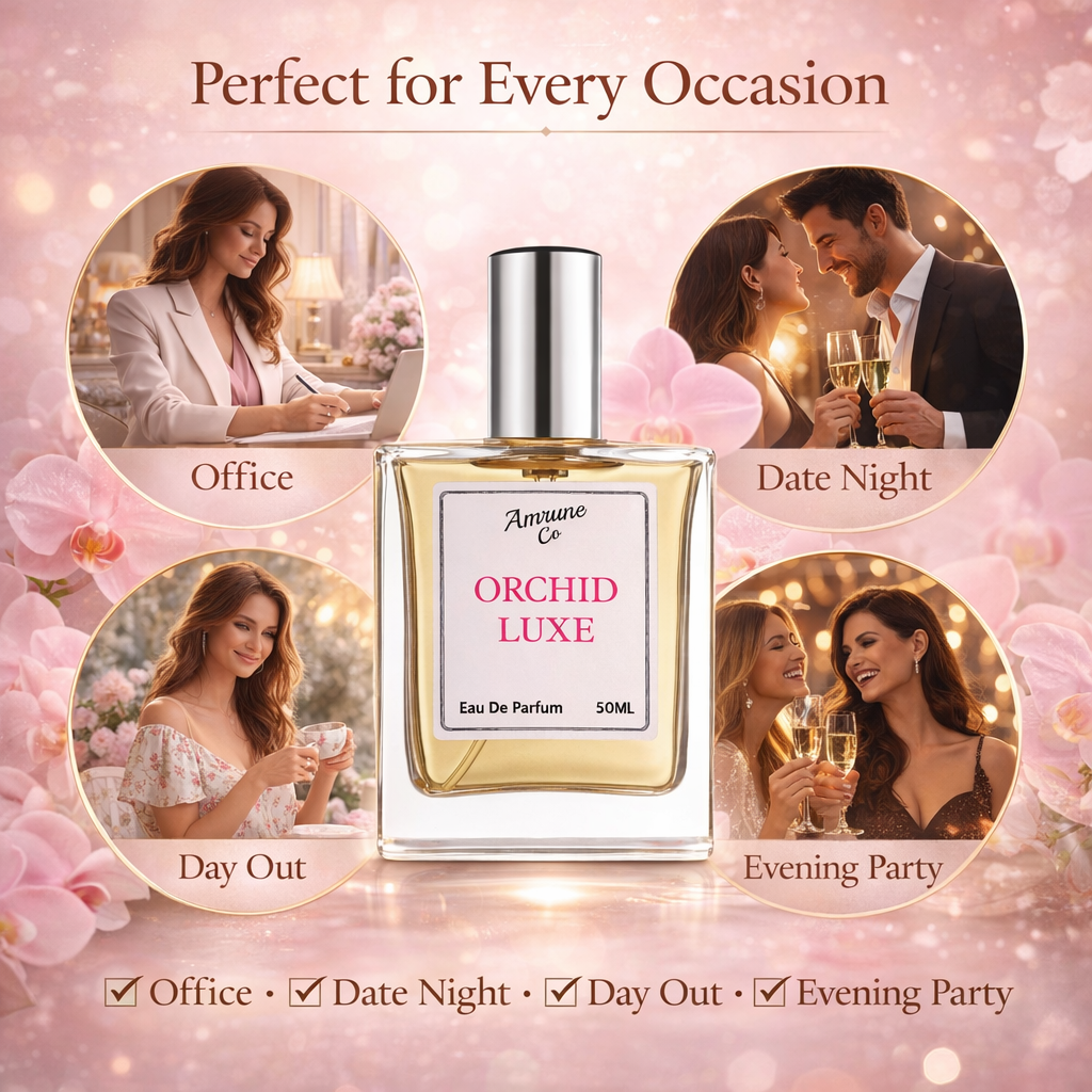Orchid Luxe EDP 50ml | Fl@ra G@rg@ous O@ch@d | Vanilla Orchid Ozonic | Long-Lasting Luxury Perfume for Women