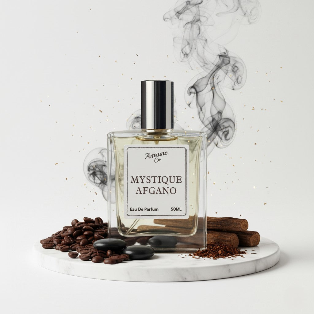 Mystique Afgano | Inspired by Black Afgano | Luxury Man Eau De Parfum | Amber Tobacco Oud | Afgano Perfume for Men | Strong & Long Lasting Fragrance | 50ml