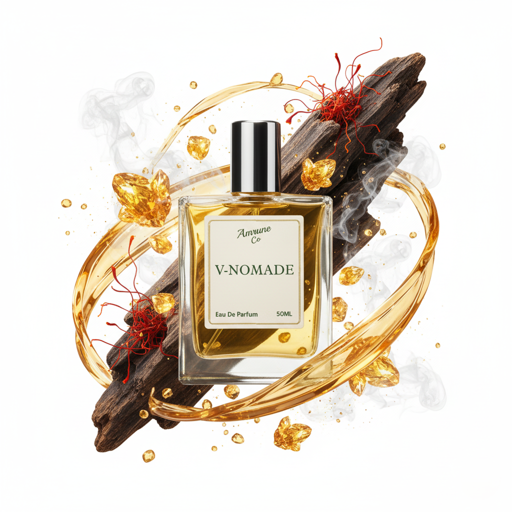 V Nomade EDP 50ml | Inspired by O@bre Nomade | Amber Oud Smoky Leather | Long-Lasting Luxury Perfume for Men