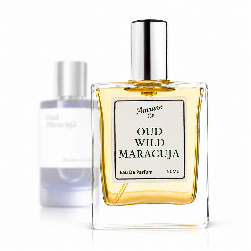 Amrune Co Oud Wild Maracuja EDP 50ml | Inspired by M@ison Crive!li Oud Maracuja for Men & Women | Passion Fruit, Rose, Leather & Amber.