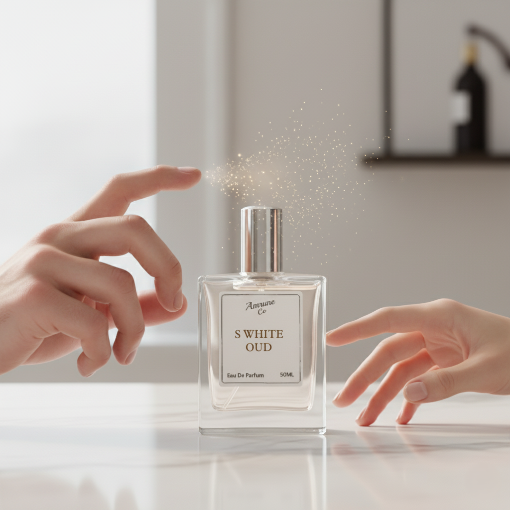 S White Oud | Fresh Spicy Oud Amber Unisex EDP | Intense Long Lasting Luxury Perfume for Men & Women | 50ml