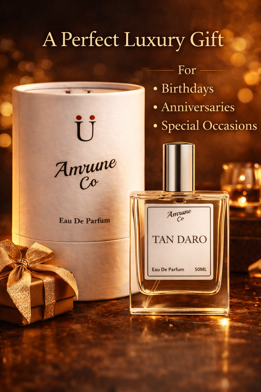 Tan Daro EDP 50ml | Inspired by Dip@yq@e Tam Dao | Fresh Cedar Sandalwood Woody | Long-Lasting Luxury Perfume for Men