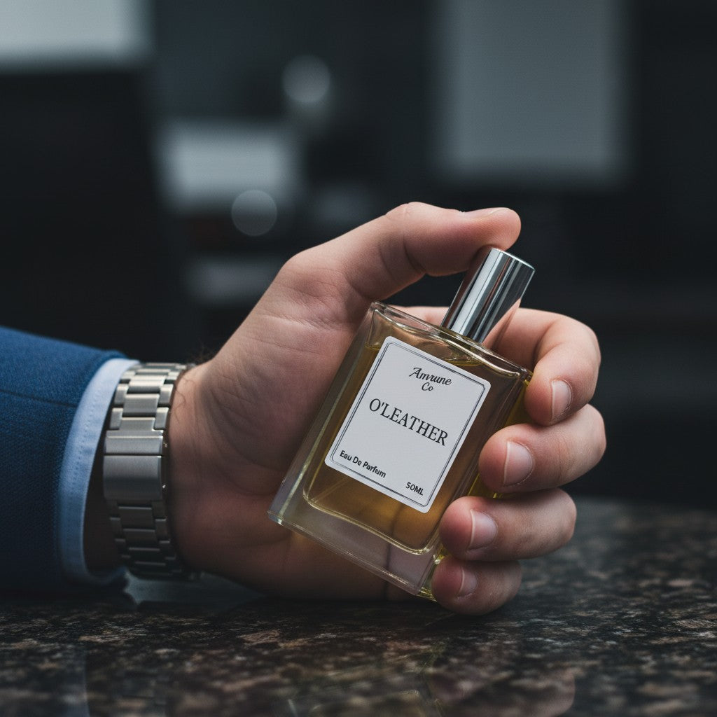 O Leather | Inspired by O@bre L@ather | Luxury Men Eau De Parfum | Leather Patchouli Spicy | Perfume for Men | Strong & Long Lasting Fragrance | 50ml