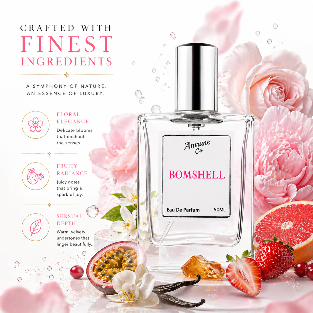 Bombshell EDP 50ml | B@mbshe@l | Fruity Floral Fresh | Long-Lasting Luxury Perfume for Women